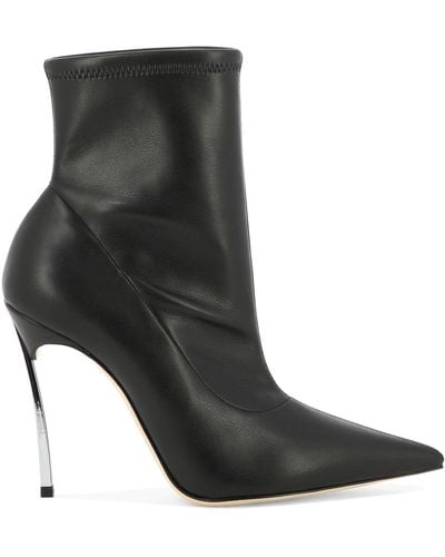 Casadei "blade Lab" Ankle Boots - Black