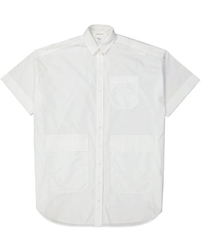 Sportmax Mogol Shirt Style Kleid - Weiß