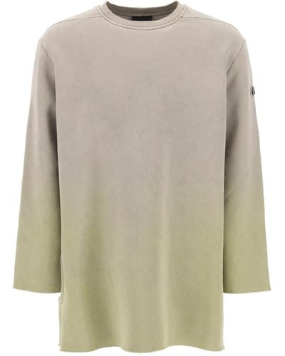 Moncler Tarp ärmellose Fleece T -Shirt - Natur