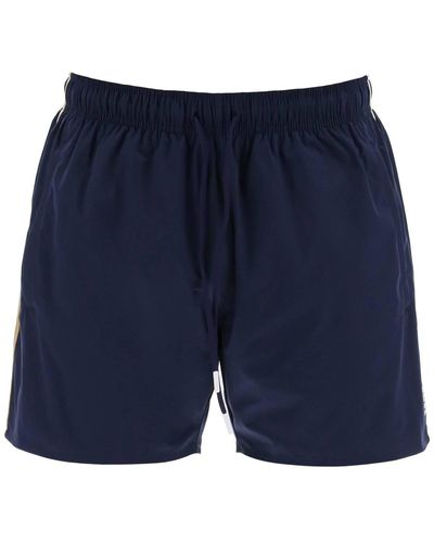 BOSS "seaside Bermuda Shorts Met Tr - Blauw