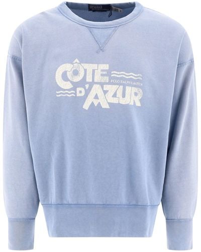 Polo Ralph Lauren "cote D'azur" Sweatshirt - Blauw