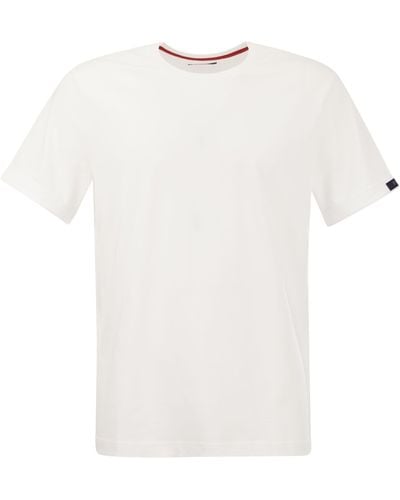 Fay Cotton T -Shirt - Weiß