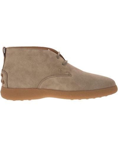 Tod's Suede Lederen Laarzen - Bruin