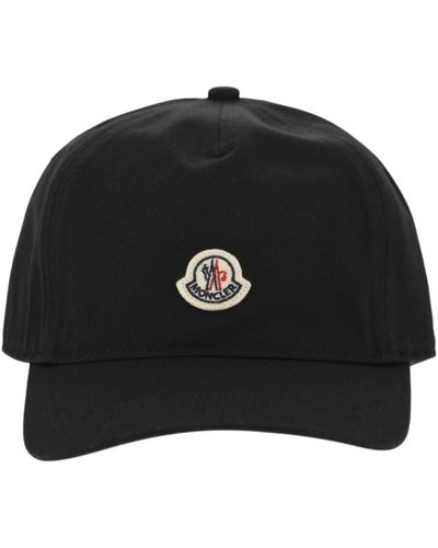 Moncler Baseballkappe mit Logo - Schwarz