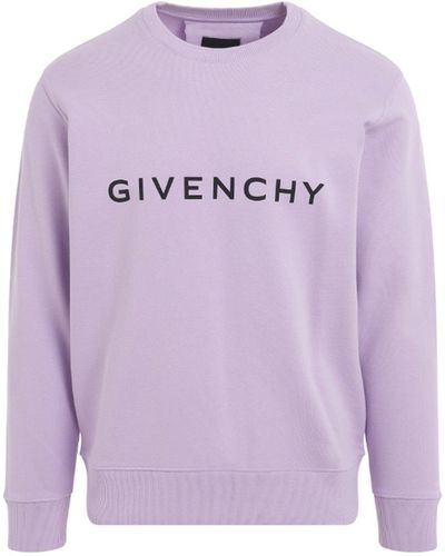Givenchy Logo Sweatshirt - Paars