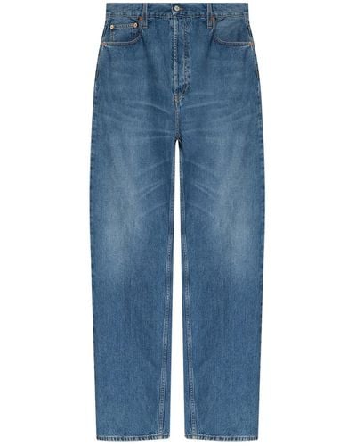 Gucci Jeans de mezclilla de ajuste relajado de - Azul