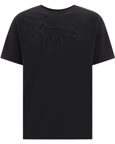 Maison Kitsuné Contour Fox T -shirt - Zwart