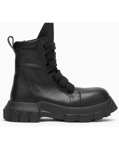 Rick Owens Lace-Up Boot - Black