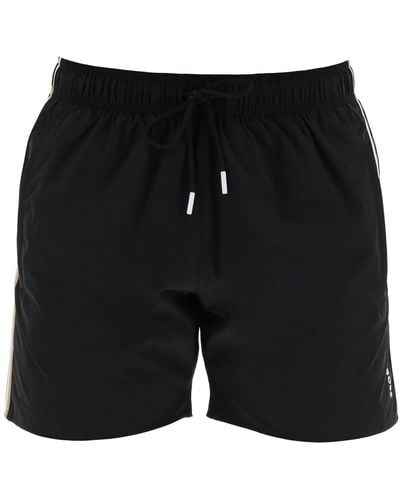 BOSS Jefe "Seaside Bermudas Shorts con TR - Negro