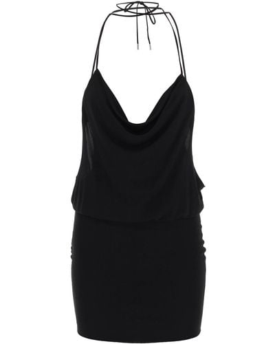 DSquared² Viscose Jersey Mini Dress - Zwart