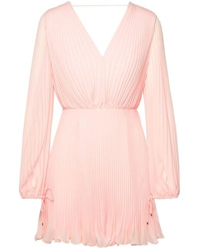 Max Mara 'Visita' Pink Polyester Kleid
