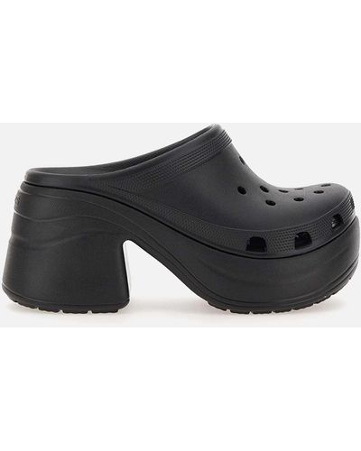 Crocs™ Schwarze Sirenen Clog Foam Sandalen