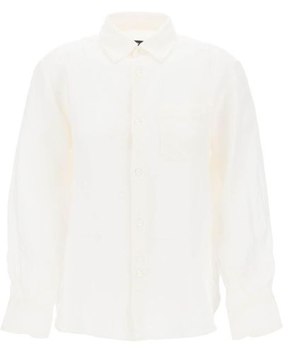 A.P.C. Linnen Sela Shirt Voor - Wit