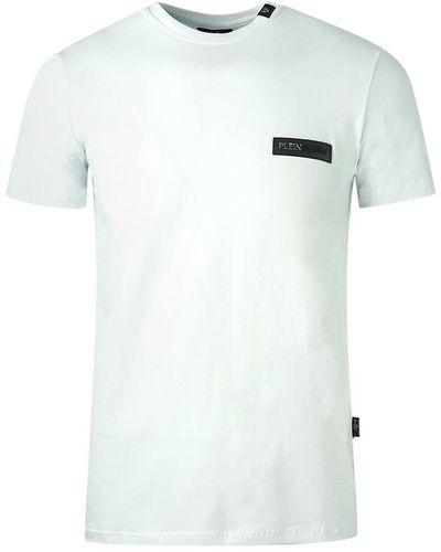 Philipp Plein Tipps121tn 01 Weißes T-Shirt