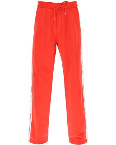 DSquared² Burbs jogger mit logo bands - Rot