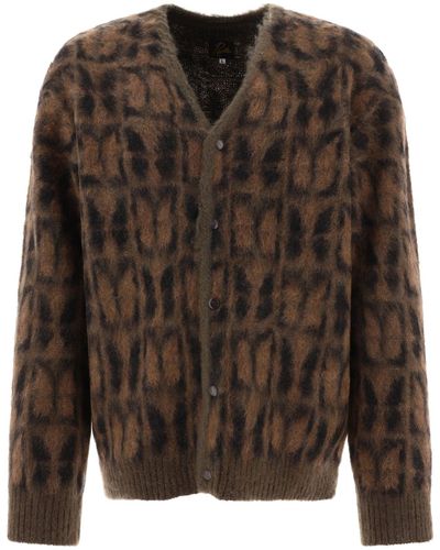 Needles Aghi Mohair Cardigan - Marrone