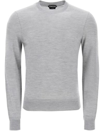 Tom Ford Light Wool Sweater - Grijs