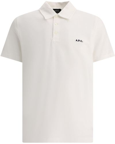 A.P.C. Austin Polo -Hemd - Weiß