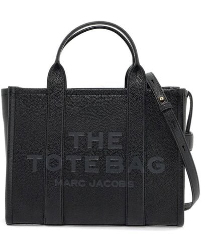 Marc Jacobs Die Leder mittelgroße Einkaufstasche - Schwarz