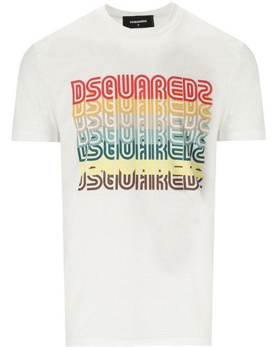 DSquared² Skater fit weißes T -Shirt