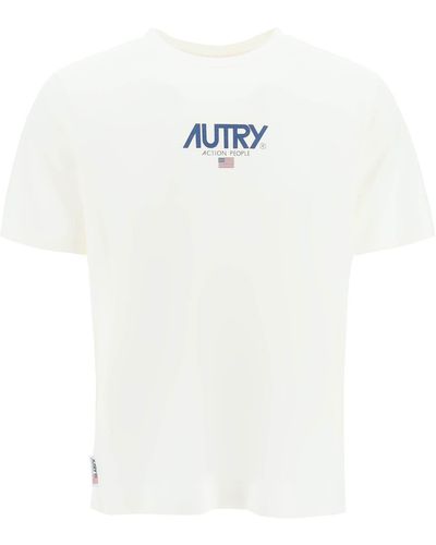 Autry T-shirt à imprimé logo - Blanc