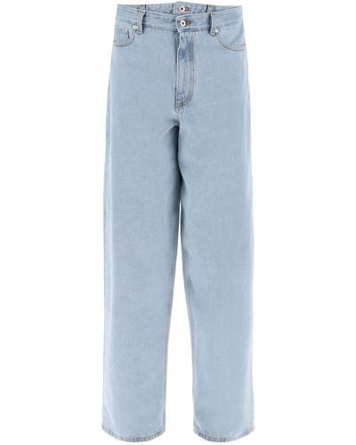 Y. Project Evergreen Dubbele Taille Jeans - Blauw