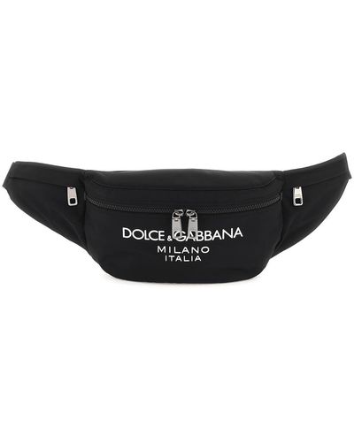 Dolce & Gabbana Nylon Beltpack - Zwart