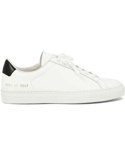 Common Projects Gemeinsame Projekte "Retro Classic" -Sneaker - Weiß