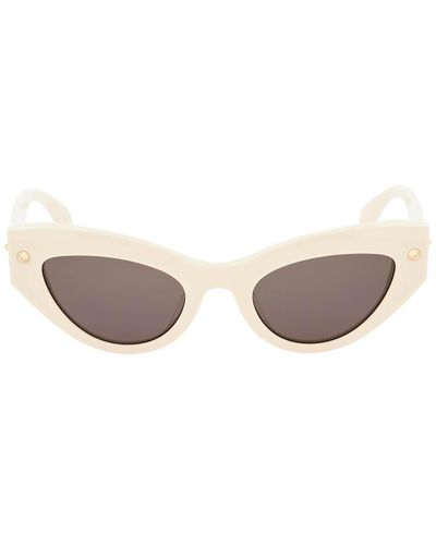 Alexander McQueen 'spike Studs' Sonnenbrille ' - Wit