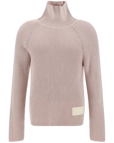 Ami Paris Rollkragenpullover - Mehrfarbig