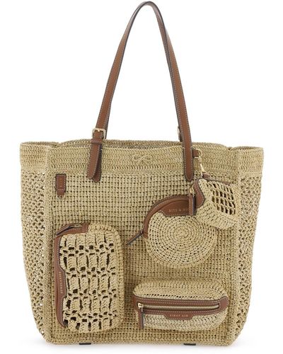 Anya Hindmarch Holiday Tote Tasche. - Natur