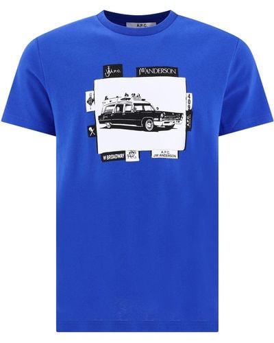 A.P.C. Jo apc x jw Anderson T -Shirt - Blau