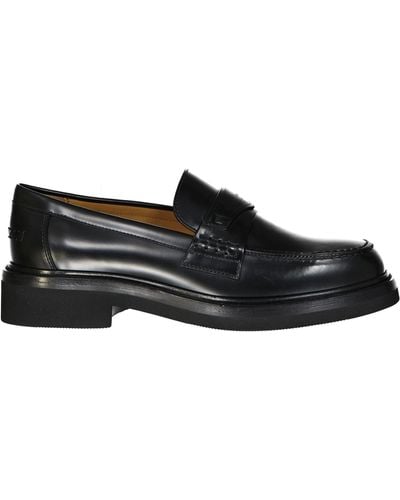 Dior Lederen Loafers - Zwart
