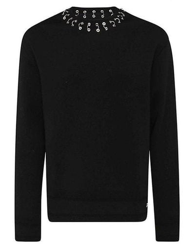 Givenchy Aro detallado jersey de escote - Negro