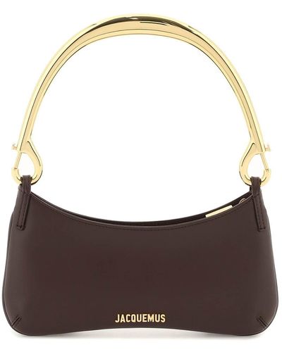 Jacquemus Bolso de hombro 'Le Bisou Mosquetón' - Marrón