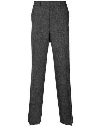 Prada Pantalones de lana de vírgenes - Gris