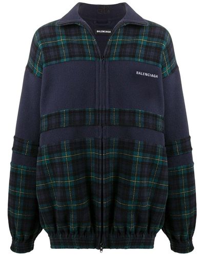 Balenciaga Oversized Logojack - Blauw