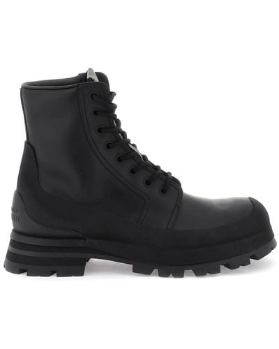 Alexander McQueen Wander Toble Boots - Negro