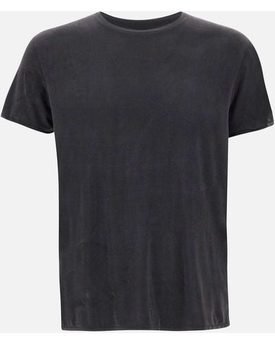 Rrd Cupro Shirty Black Crew Neck T-shirt - Noir