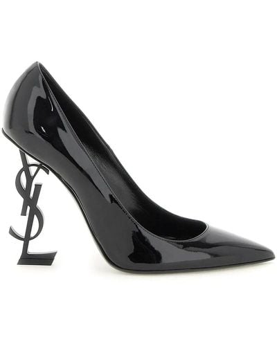 Saint Laurent Pompes en cuir Opyum - Noir