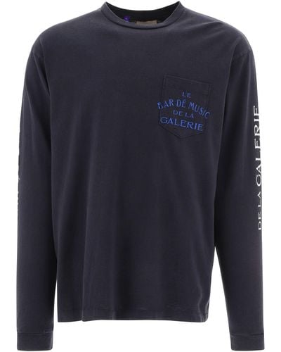 GALLERY DEPT. Camiseta del Departamento de la Galería "Le Bar Shop" - Azul