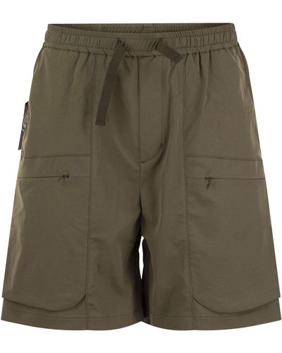 Colmar Bermuda -Shorts in technischem Stoff mit Kordelkordel - Grün