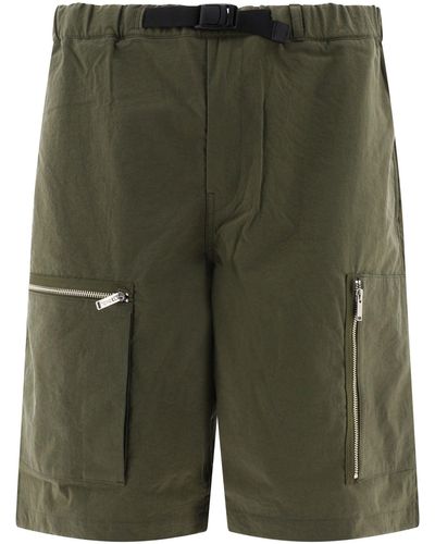 Undercover Shorti con cintura sotto copertura - Verde