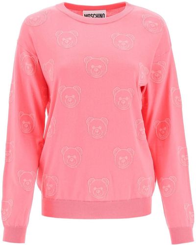 Moschino Teddybärenpullover - Pink