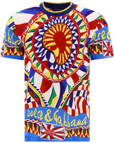 Dolce & Gabbana T-shirt Met Print - Meerkleurig