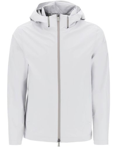 Herno Laminar Windbreaker veste à Gore Tex - Blanc