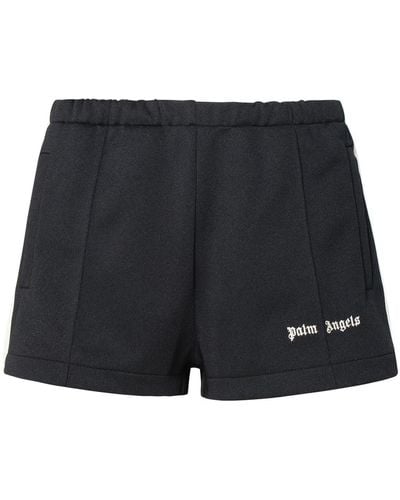 Palm Angels Polyester Sporty Shorts - Blue