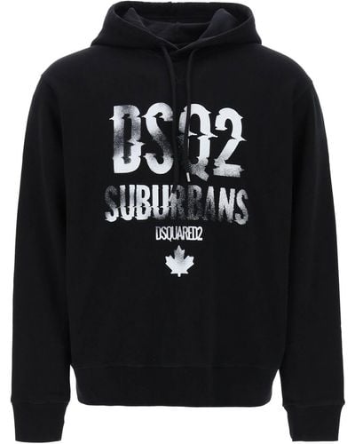 DSquared² "suburbans Cool Fit Sweatshirt - Zwart