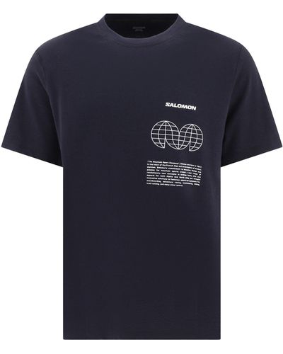 Salomon Camiseta de salomón "gráfico globe" - Azul