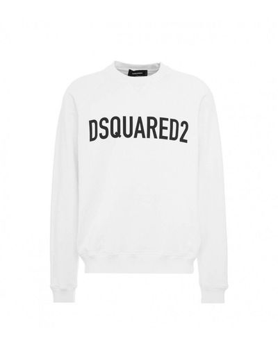 DSquared² Logo Sweatshirt - White